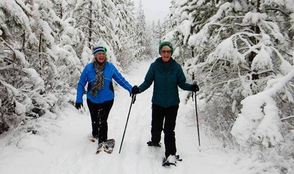 Snowshoeing